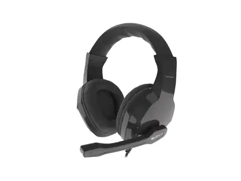 ⁨Słuchawki z mikrofonem NATEC Genesis Argon 100 NSG-1434 (kolor czarny)⁩ w sklepie Wasserman.eu