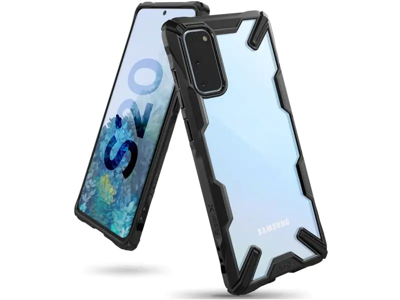 ⁨Ringke Fusion X Case for Samsung Galaxy S20 Black⁩ at Wasserman.eu