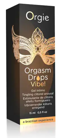 ⁨Kropelki Orgasm Drops Vibe! 15ml Orgie⁩ w sklepie Wasserman.eu