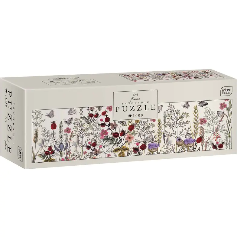Puzzle panoramiczne 1000 Flowers 1 PUZPA1000FL1 INTERDRUK w sklepie Wasserman.eu