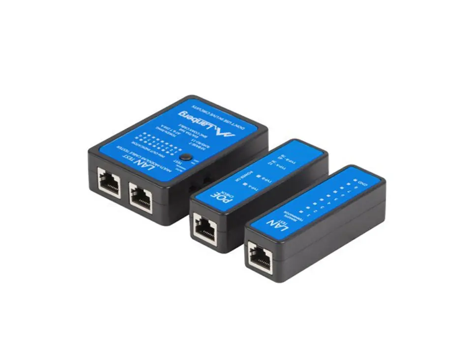 Cable tester LAN POE RJ-45,RJ-11 NT-040 at Wasserman.eu