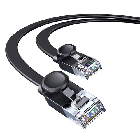 ⁨Kabel sieciowy Baseus Ethernet RJ45, 1Gb, 15m (czarny)⁩ w sklepie Wasserman.eu