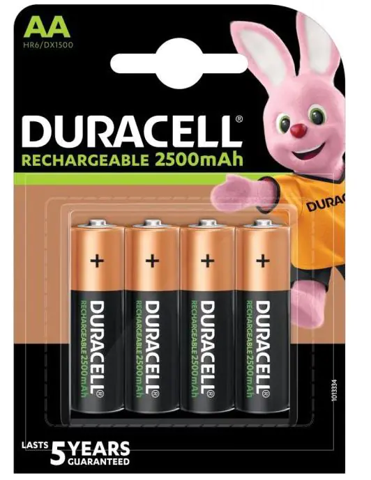 ⁨Baterie DURACELL NiMH AA 2500mAh 4 szt. DURACELL Aku AA/HR6 2400/2500mAh B4⁩ w sklepie Wasserman.eu