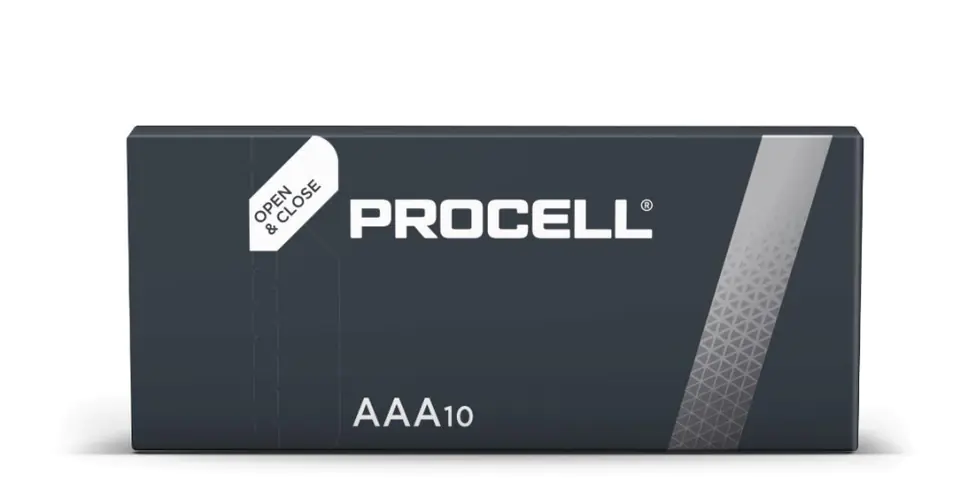 ⁨Baterie DURACELL Alkaliczna AAA 10 szt. Procell AAA/LR3 karton 10szt⁩ w sklepie Wasserman.eu