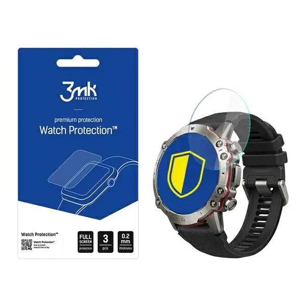 ⁨3MK FlexibleGlass Watch Amazfit Falcon Szkło Hybrydowe⁩ w sklepie Wasserman.eu