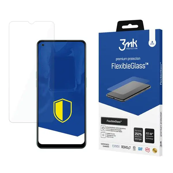 ⁨3MK FlexibleGlass OPPO Reno 7 Lite 5G Szkło Hybrydowe⁩ w sklepie Wasserman.eu