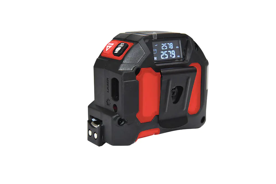 ⁨LASER RANGEFINDER DL-40M5 WITH 5M RETRACTABLE MEASURE⁩ at Wasserman.eu