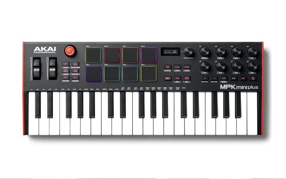 ⁨AKAI MPK MINI PLUS - Mini klawiatura sterująca⁩ w sklepie Wasserman.eu