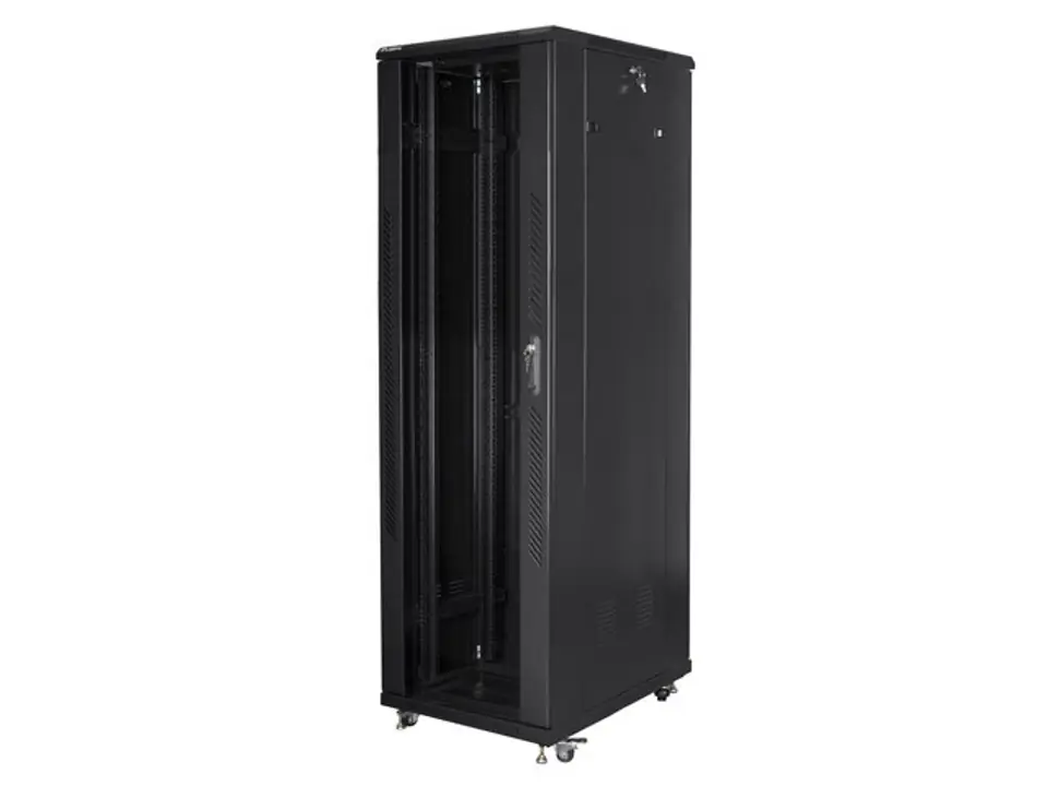 ⁨Szafa stojąca Rack 19 42U 600x1000mm czarna FF01-6042-12B⁩ w sklepie Wasserman.eu