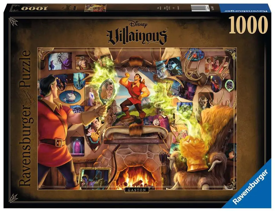 ⁨Puzzle 2D 1000 elements: Villainous. Gaston⁩ at Wasserman.eu