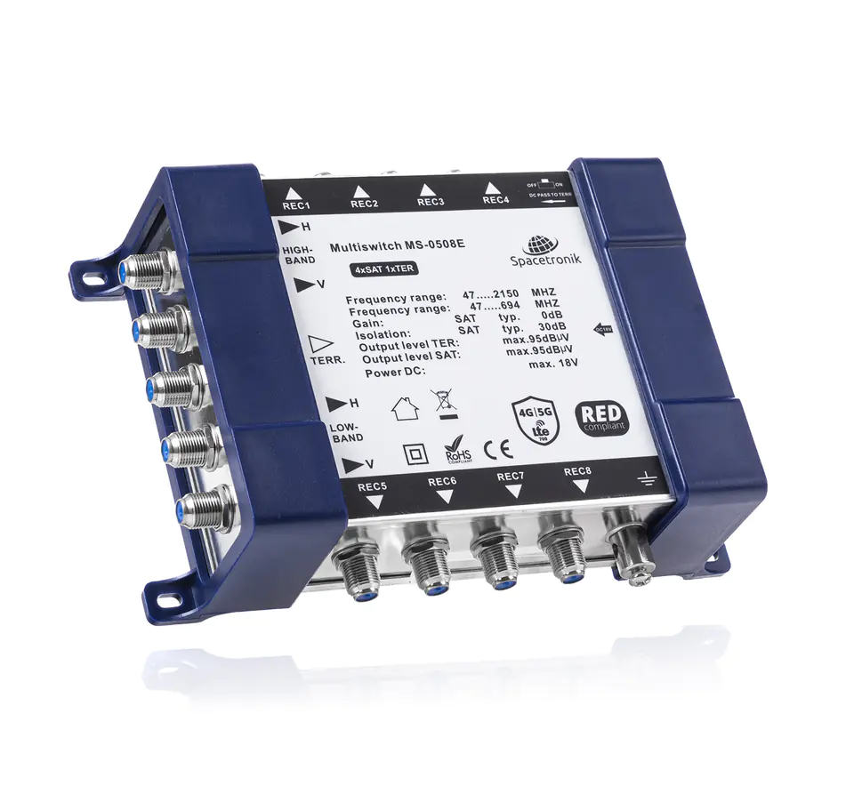 ⁨Multiswitch 5/8 Spacetronik E-Series MS-0508E⁩ at Wasserman.eu