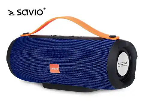 ⁨Bezprzewodowy Głośnik Bluetooth SAVIO BS-021 niebieski⁩ w sklepie Wasserman.eu
