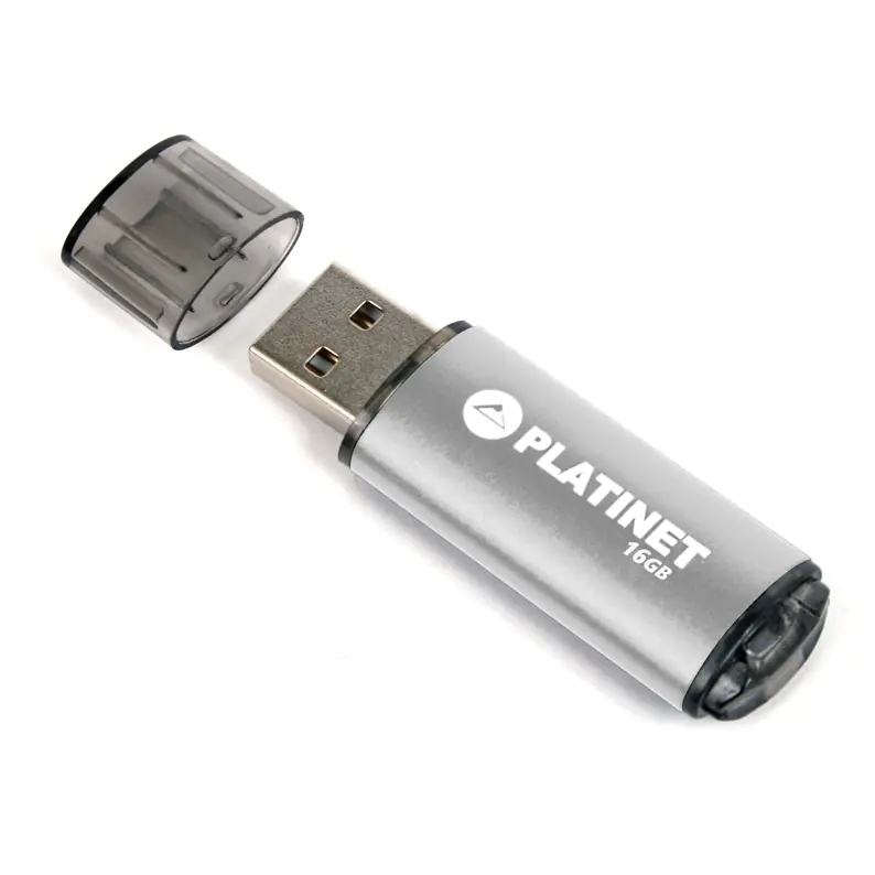 ⁨PLATINET PENDRIVE USB 2.0 X-Depo 16GB SILVER [42175]⁩ w sklepie Wasserman.eu