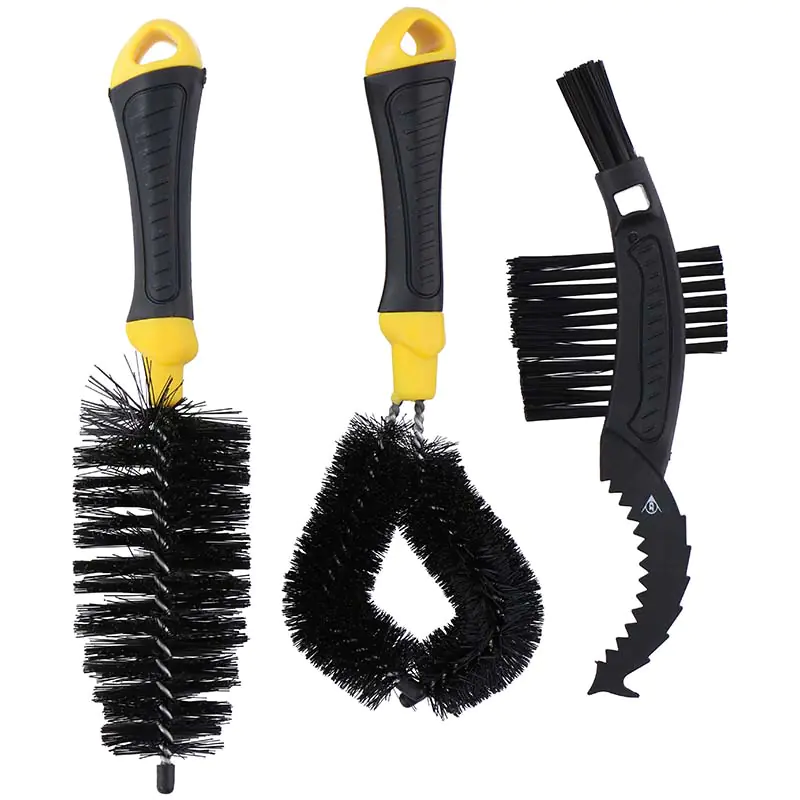 Dunlop - Zestaw szczotek do czyszczenia roweru (czarny) w sklepie Wasserman.eu
