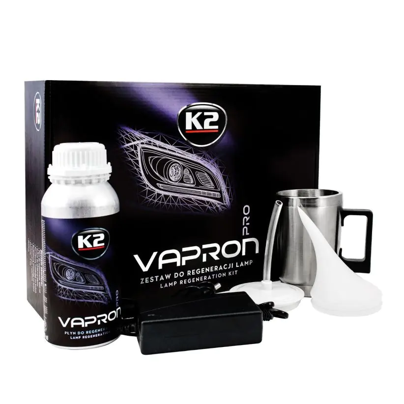 ⁨K2 Vapron headlight regeneration kit kettle⁩ at Wasserman.eu