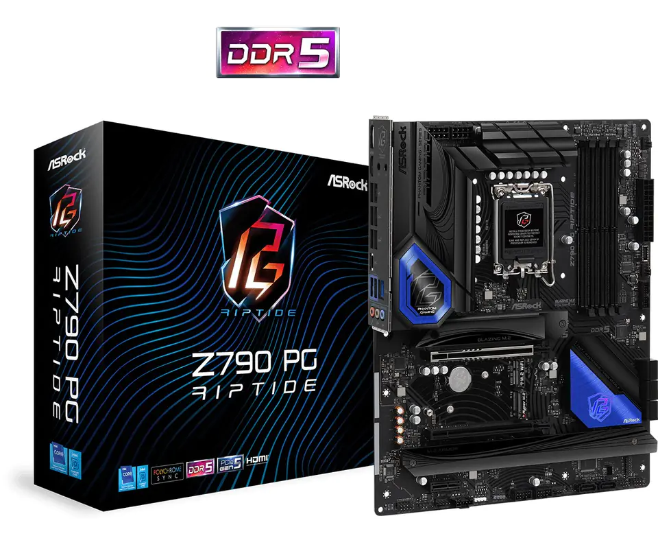 ⁨Asrock Z790 PG Riptide motherboard⁩ at Wasserman.eu