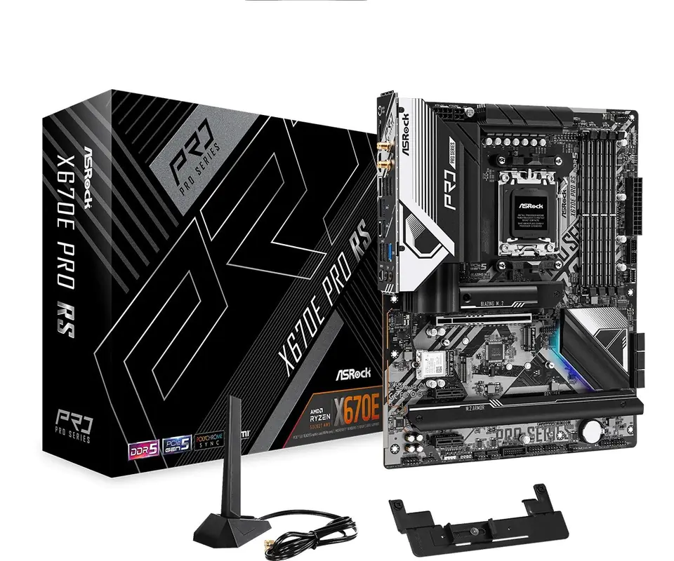 ⁨Asrock X670E Pro RS AMD X670 Socket AM5 ATX⁩ at Wasserman.eu