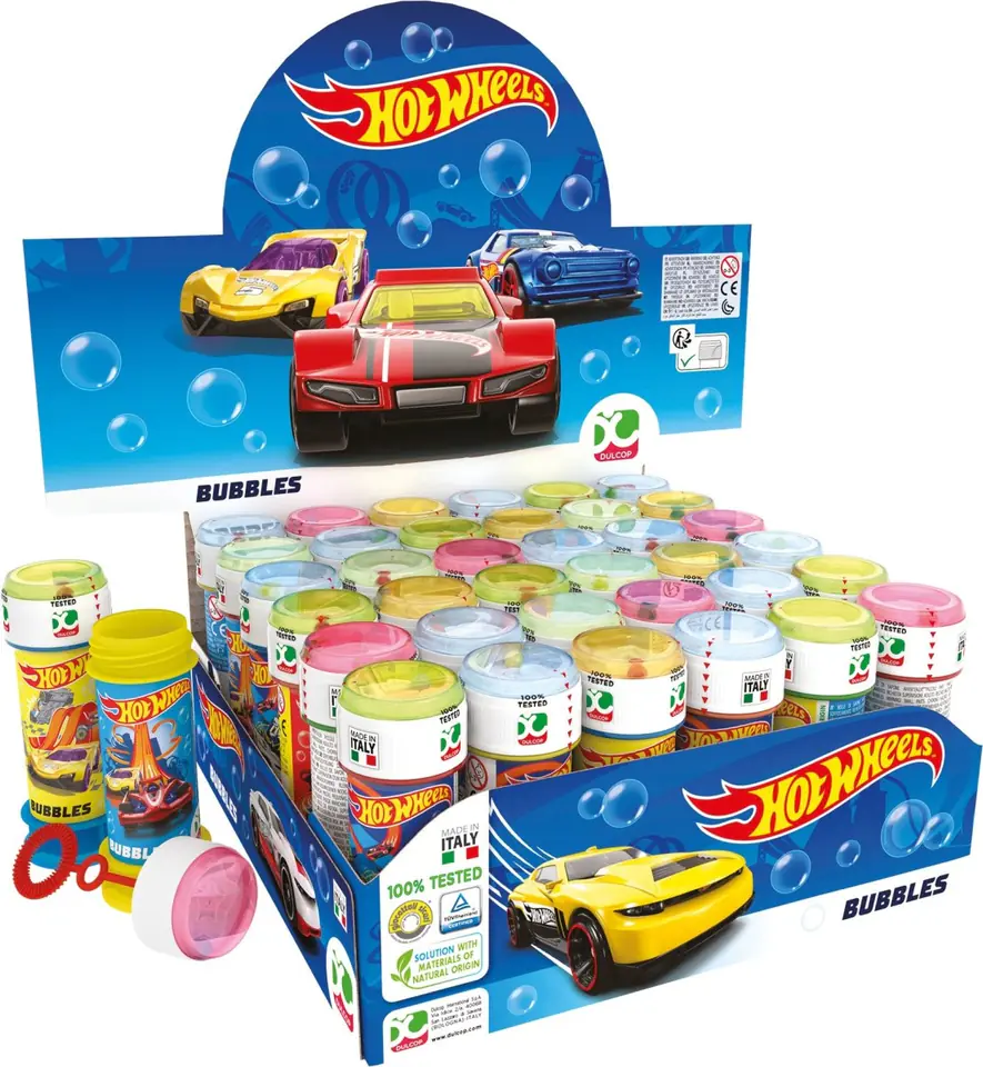 ⁨Bańki mydlane Hot Wheels 60ml/36 sztuk⁩ w sklepie Wasserman.eu