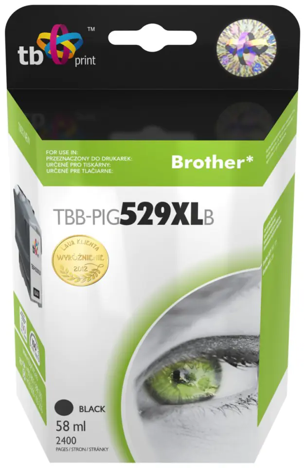 ⁨Wkład TB PRINT TBB-PIG529XLB LC529/539 BK PIG⁩ w sklepie Wasserman.eu