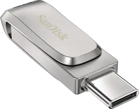 ⁨SanDisk Ultra Dual Drive Luxe USB flash drive 1000 GB USB Type-A / USB Type-C 3.2 Gen 1 (3.1 Gen 1) Stainless steel⁩ at Wasserman.eu