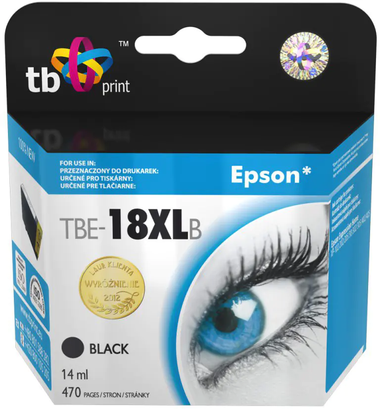 ⁨Wkład TB PRINT TBE-18XLB Zamiennik Epson T1811 TBE-18XLB⁩ w sklepie Wasserman.eu