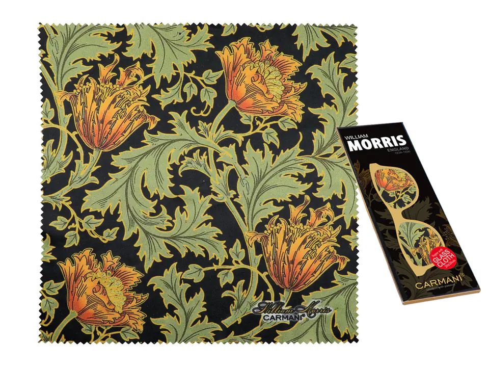 ⁨Ściereczka do okularów - W. Morris (CARMANI)⁩ w sklepie Wasserman.eu
