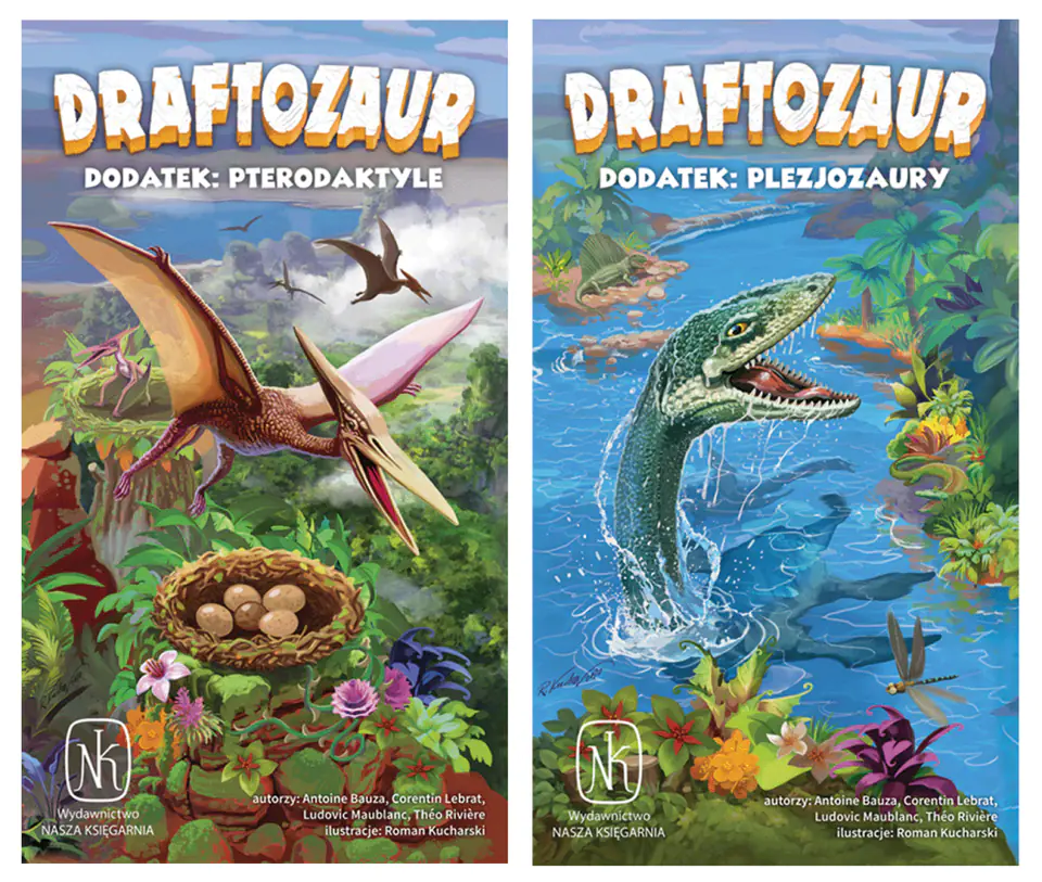 ⁨GAME DRAFTOSAURUS - 2 ADDITIONS PTERODACTYLS and PLESIOSAURS⁩ at Wasserman.eu