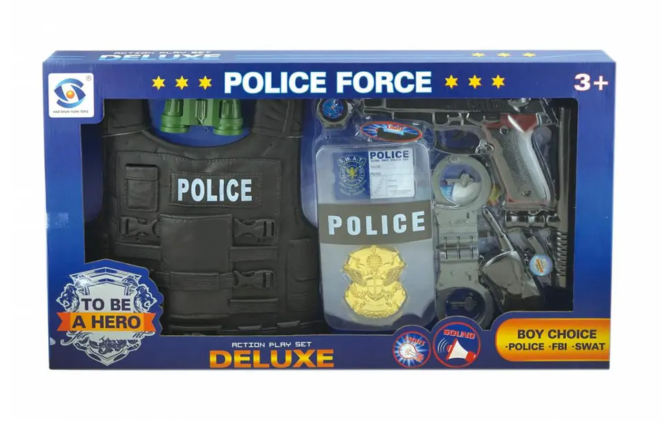 ⁨Police set with vest⁩ at Wasserman.eu