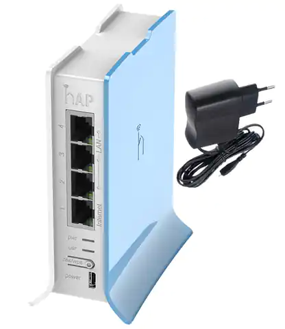 ⁨MikroTik hAP lite RB941-2nD-TC wifi router⁩ at Wasserman.eu