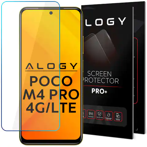 ⁨Tempered Glass 9H Alogy Screen Protection for Poco M4 Pro 4G/LTE⁩ at Wasserman.eu
