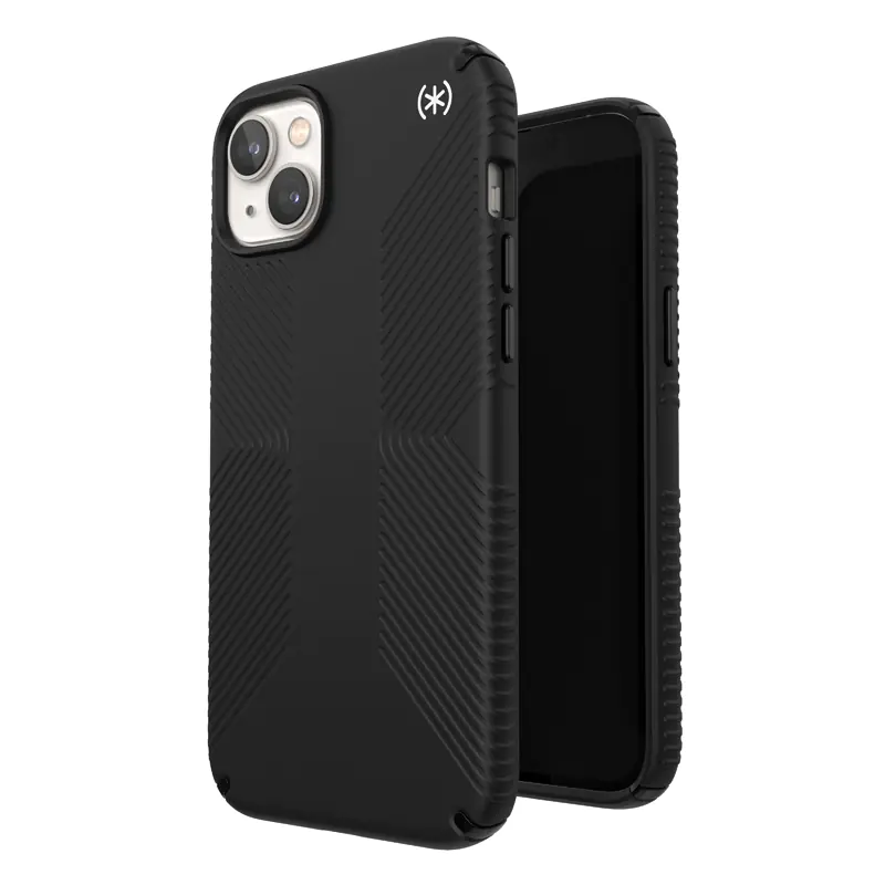 ⁨Speck Presidio2 Grip - Anti-slip Case iPhone 14 Plus (Black / Black / White)⁩ at Wasserman.eu