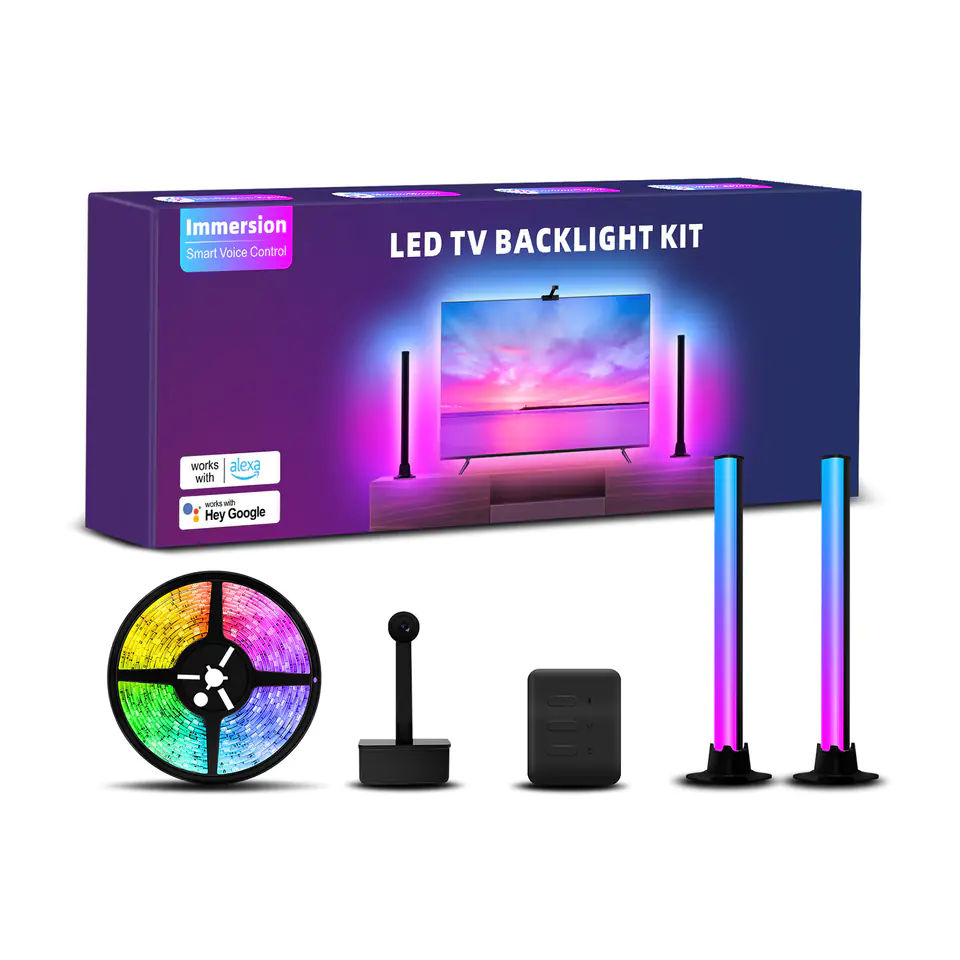 ⁨SMART LED Strip and Lamp Spacetronik GLOW Strip KIT⁩ at Wasserman.eu