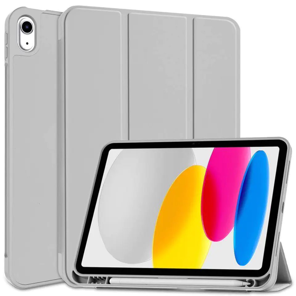 ⁨Etui IPAD 10.9 2022 Tech-Protect SC Pen szare⁩ w sklepie Wasserman.eu