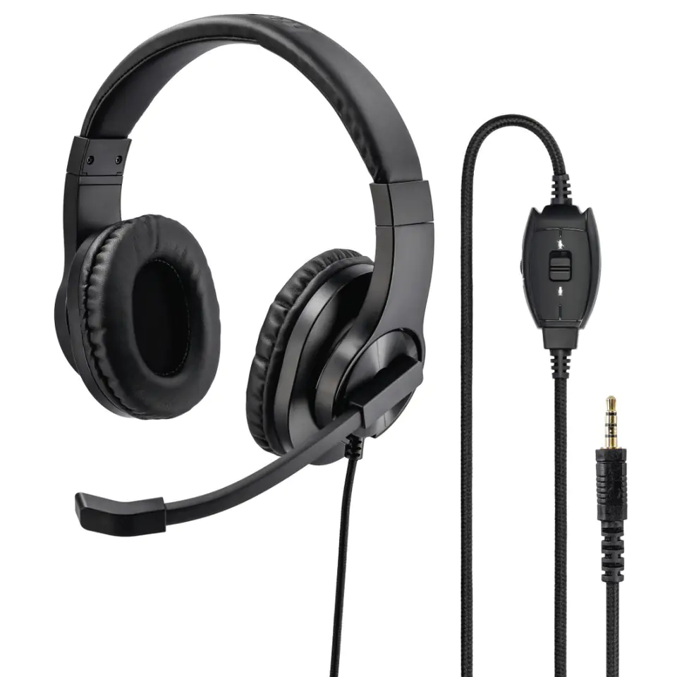 ⁨PC office headset Hama HS-P350 black⁩ at Wasserman.eu