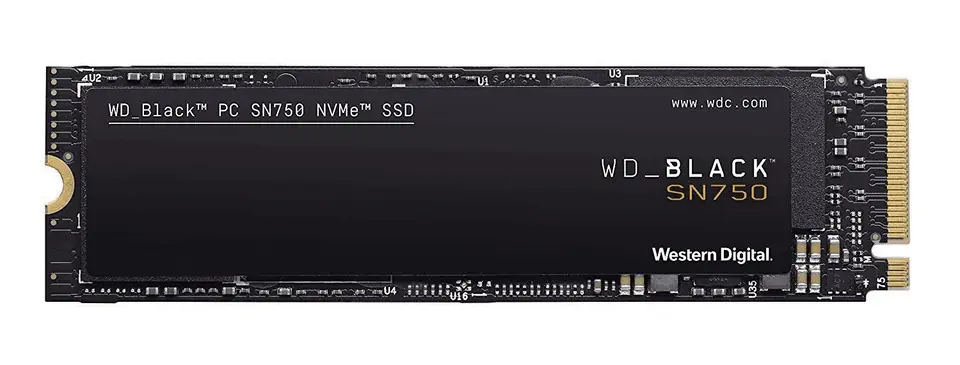 Black SSD 1TB SN750 M.2 PCle NVMe WDS100T3X0C at Wasserman.eu