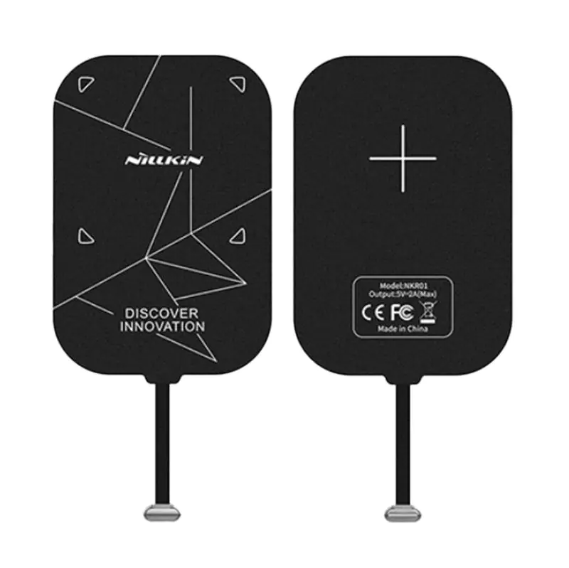 ⁨Adapter USB-C do ładowania indukcyjnego Nillkin Magic Tags (czarny)⁩ w sklepie Wasserman.eu