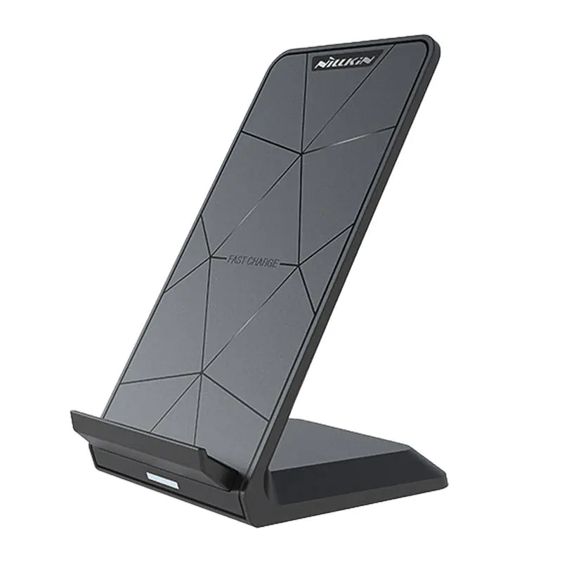 ⁨Bezprzewodowa ładowarka indukcyjna Qi z podstawką Nillkin Fast Wireless Charging Stand Pro (czarna)⁩ w sklepie Wasserman.eu