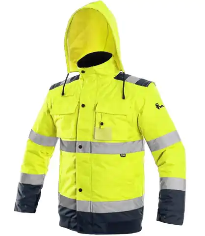 ⁨INSULATED JACKET 2IN1 YELLOW CXS LUTON SIZE L⁩ at Wasserman.eu