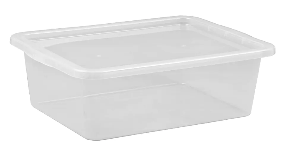 POJEMNIK DO PRZECHOWYWANIA Z POKRYWĄ BASIC 30L. POD ŁÓŻKO w sklepie Wasserman.eu