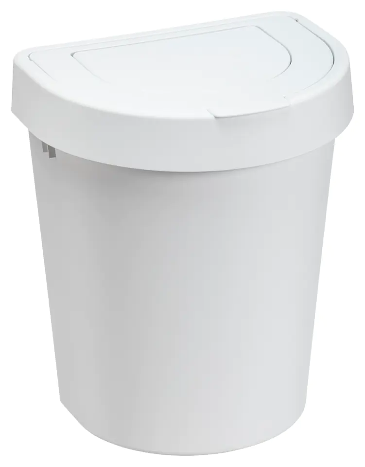 ⁨WASTE CONTAINER SEATTLE SWING BIN 10L. WHITE⁩ at Wasserman.eu