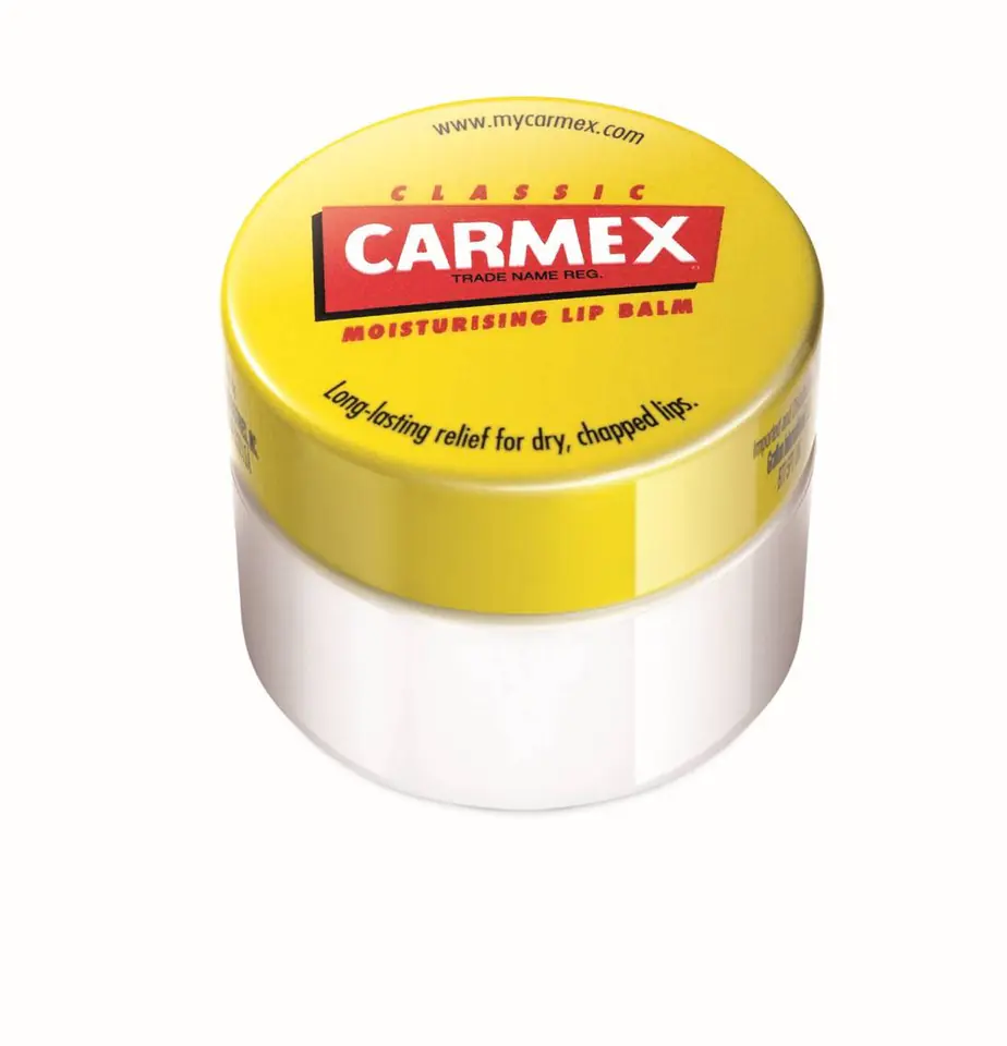 ⁨Carmex Protective lip cream in a jar⁩ at Wasserman.eu