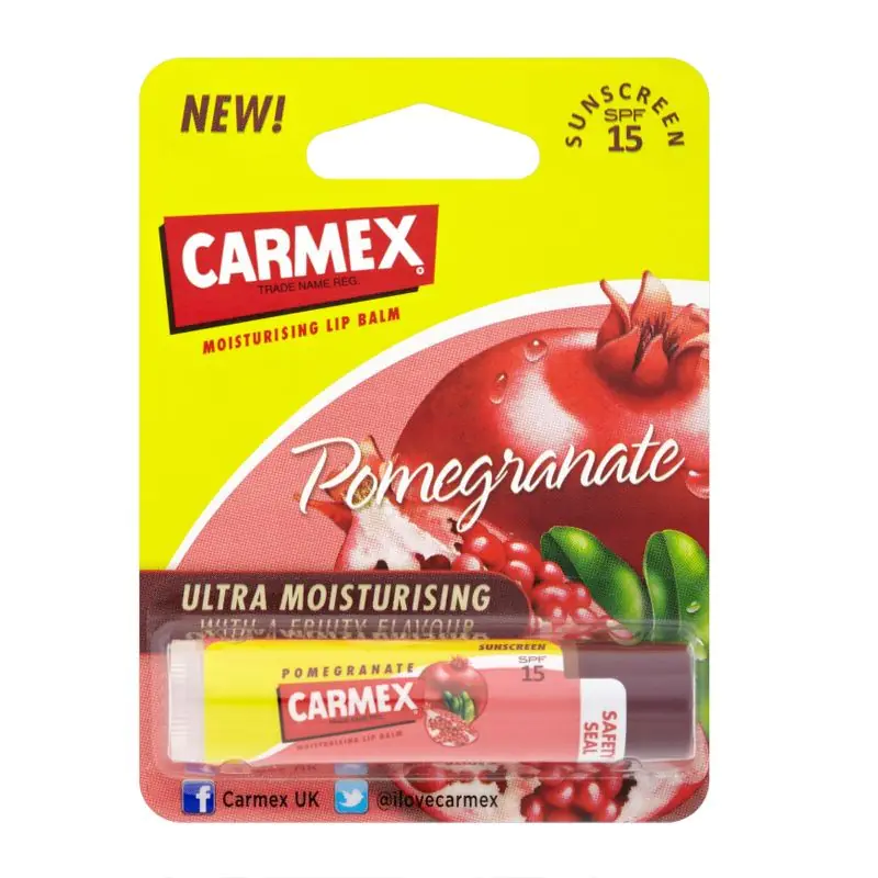 ⁨Carmex Pomadka ochronna w sztyfcie Granat 4,25g⁩ w sklepie Wasserman.eu