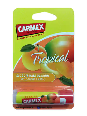 ⁨Carmex Pomadka ochronna w sztyftcie Tropical  4.25g⁩ w sklepie Wasserman.eu