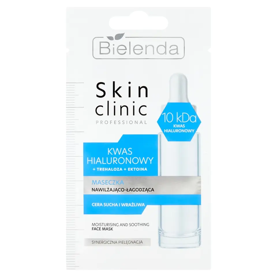 ⁨Bielenda Skin Clinic Professional Hyaluronic Acid Moisturizing and Soothing Mask 8g⁩ at Wasserman.eu