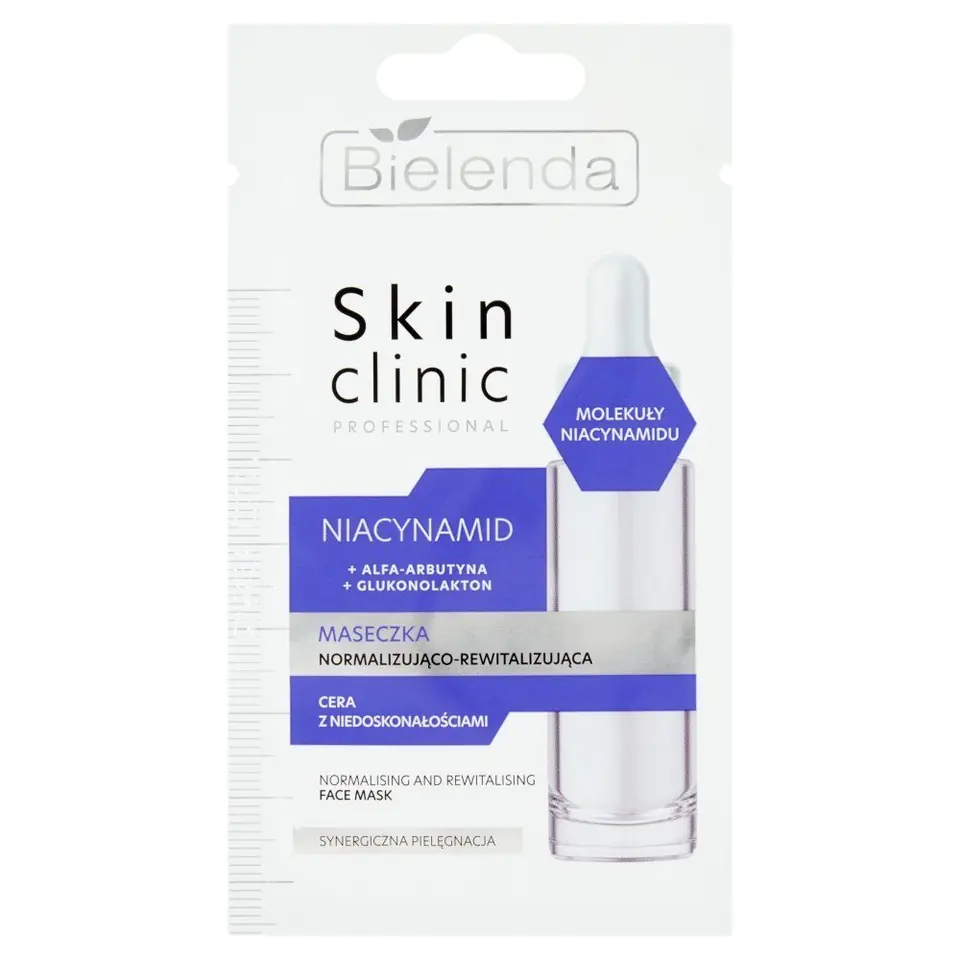 ⁨Bielenda Skin Clinic Professional Niacinamide Normalizing and Revitalizing Mask 8g⁩ at Wasserman.eu