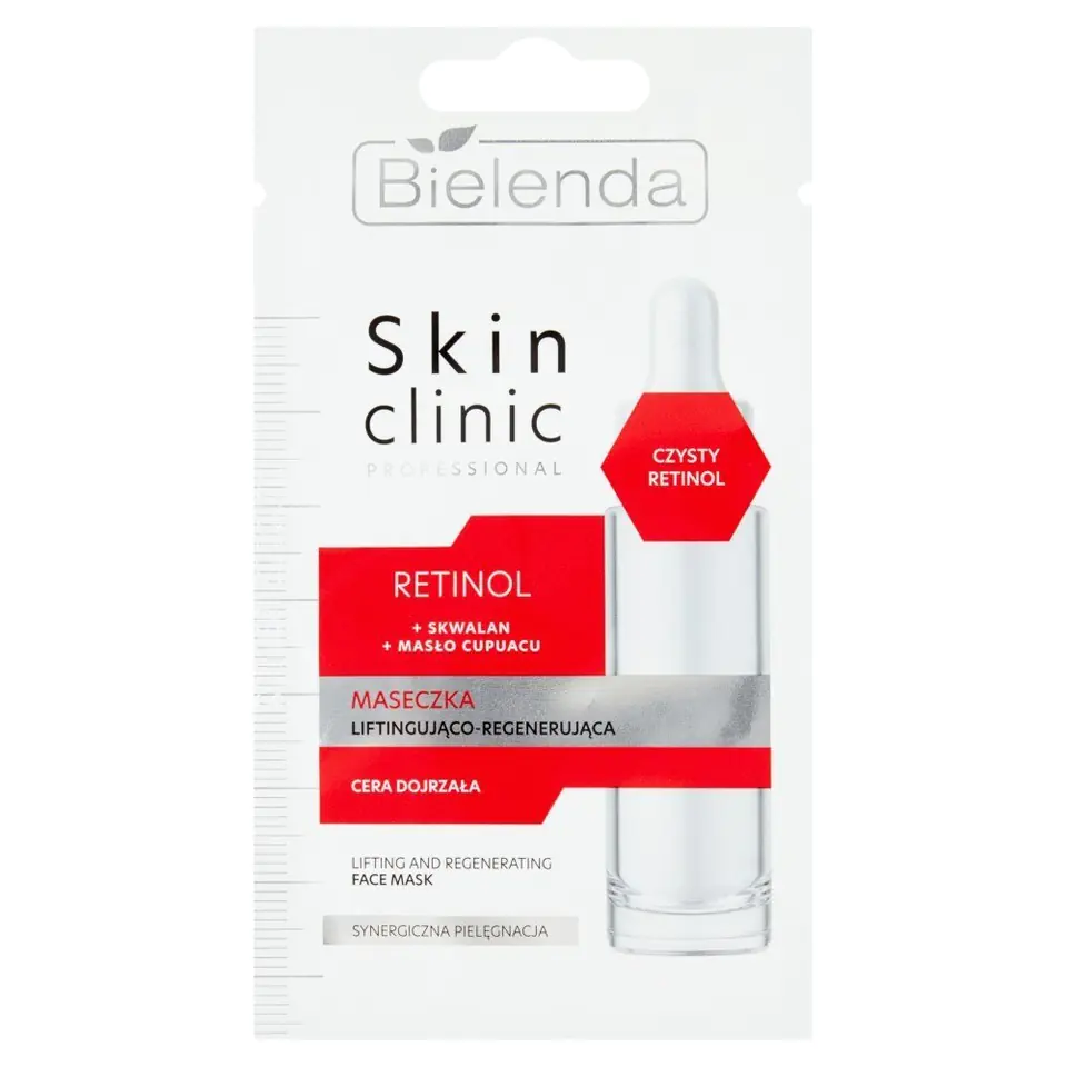 ⁨Bielenda Skin Clinic Professional Retinol Maseczka liftingująco-regenerująca 8g⁩ w sklepie Wasserman.eu