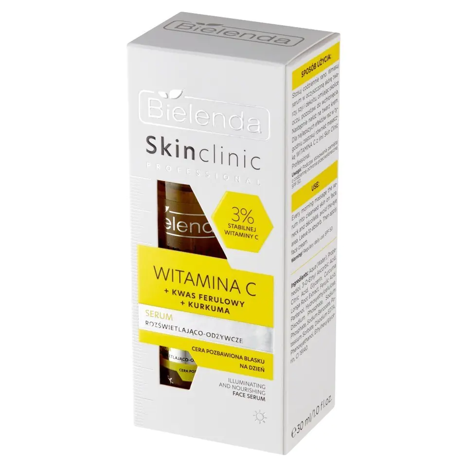 ⁨Bielenda Skin Clinic Professional Vitamin C Brightening and nourishing day serum 30ml⁩ at Wasserman.eu