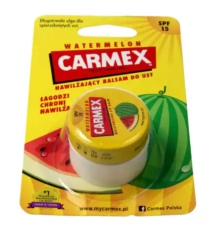 ⁨Carmex Balsam do ust nawilżający Watermelon 7.5g⁩ w sklepie Wasserman.eu