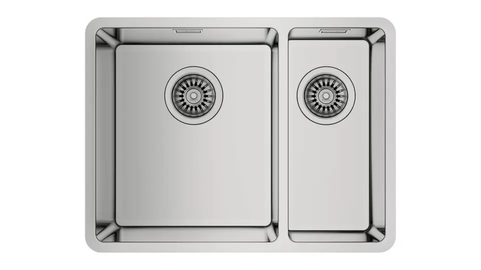 Sink BE LINEA RS15 2B 580 31/2 W/OVF SP at Wasserman.eu