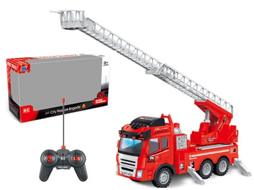 Fire truck radio control with sounf and light at Wasserman.eu